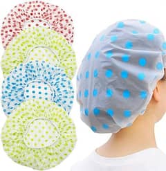 pack Of 6) Shower Caps Waterproof Shower Cap For Women Reusable Shower