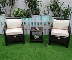 Rattan Coffee Set/Outdoor Furniture/Cafe Chairs