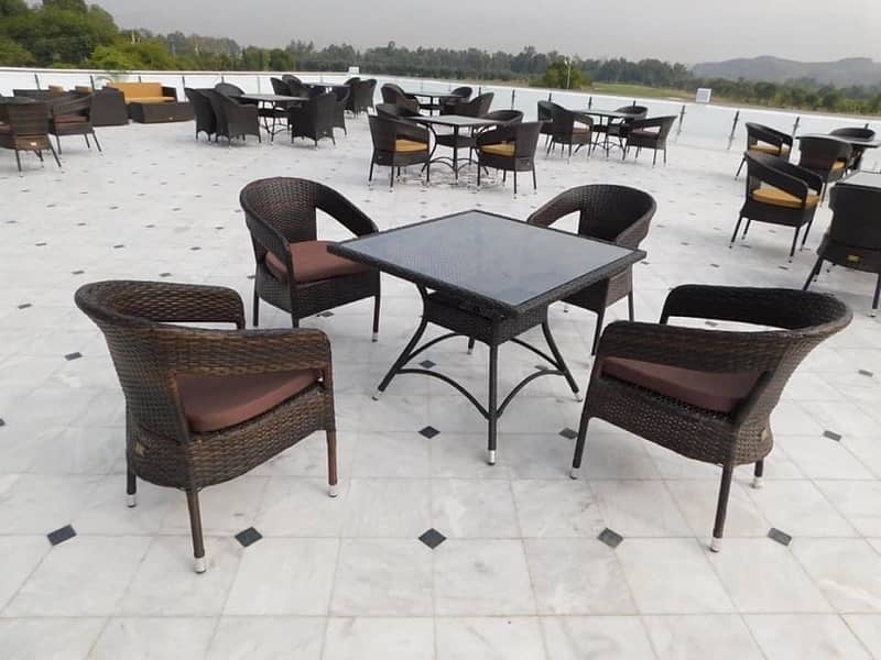 Rattan Round Chair/Outdoor Dining/Cafe Furniture 4