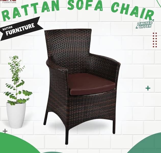 Rattan Round Chair/Outdoor Dining/Cafe Furniture 5