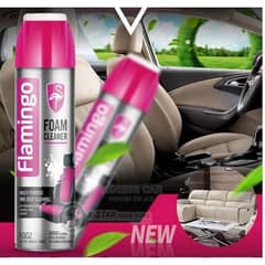 Multi-Purpose Flamingo Foam Cleaning Like Fabric, Carpet, Leather, Vin 0