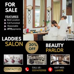 Running salon / Running beauty parlor / beauty parlor / parlor busines 0