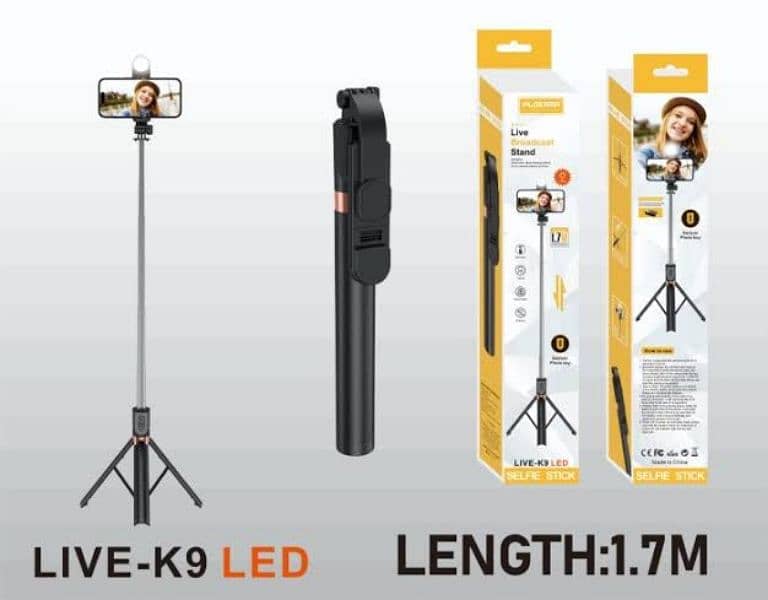 Ay-49 Video Making Kit Vlogging Tripod 9