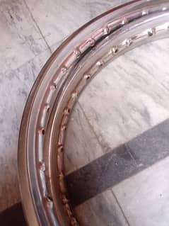 Honda 125 front shacks and front and back rim  condition working