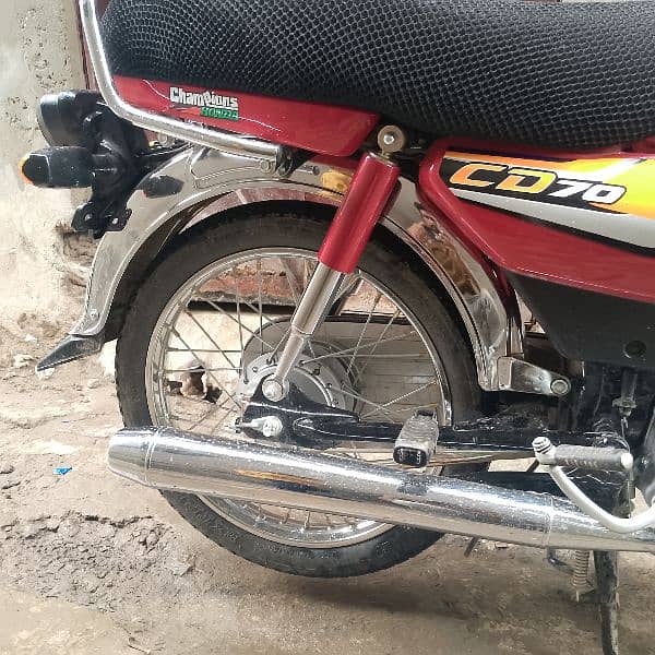 Honda cd70 red colour only 10 day use registration all panjab 1