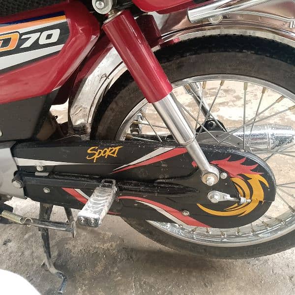 Honda cd70 red colour only 10 day use registration all panjab 6