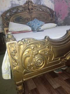 bed with one side table and medicative mattress for for urgent sale