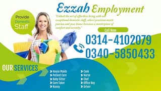 House Maids | Driver | Chef | Cook| Nanny |Baby Sitter|Maids| Couple| 0