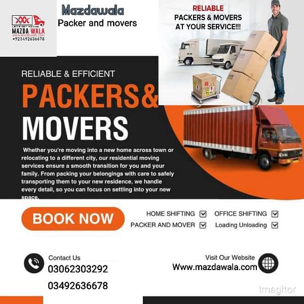 Packer and mover/ home shifting / office relocation  / goods transport 1