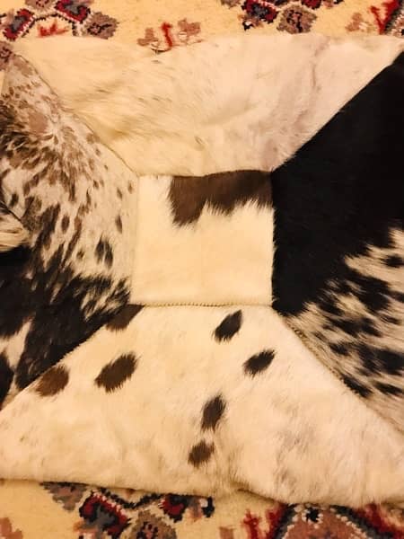 cow leather cushion covers 1