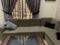 6 seater L shaped sofa