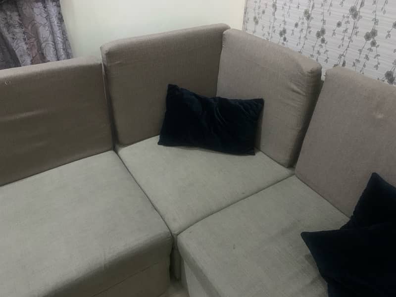 6 seater L shaped sofa 7