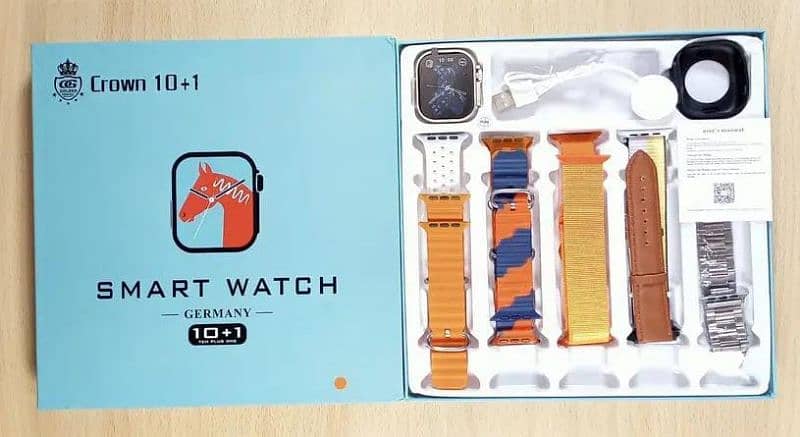 Crown 10 +1  Ultra 2 Smart Watch Germany Silicone Case) 0