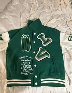 Louis Vuitton Green Varsity Jacket