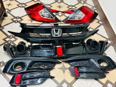 Honda civic x 2021 model accessories