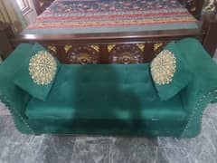 Dewan sofa for sale with 2 cushions