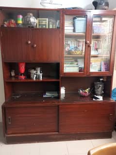 book shelf with drawers