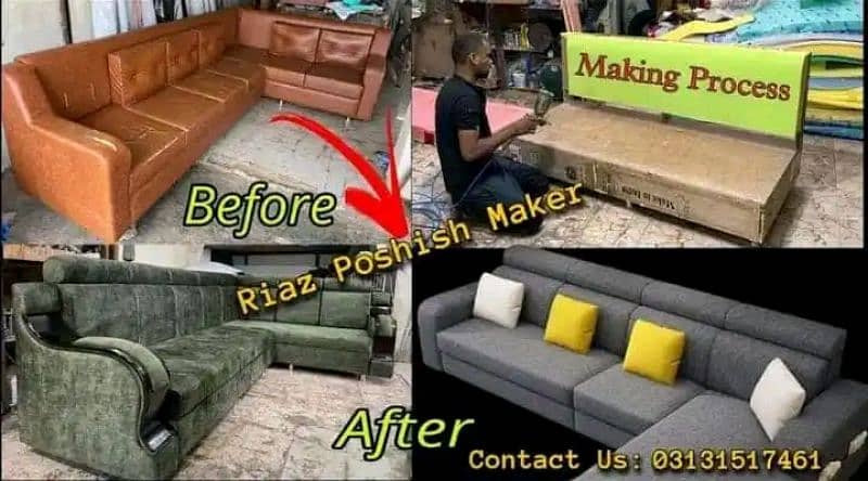 sofa Poshish maker 03359055209 3