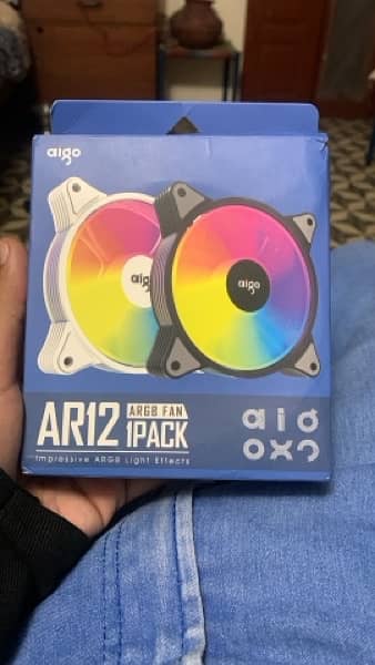 aigo AR12 argb fan box pack 6 pin 0