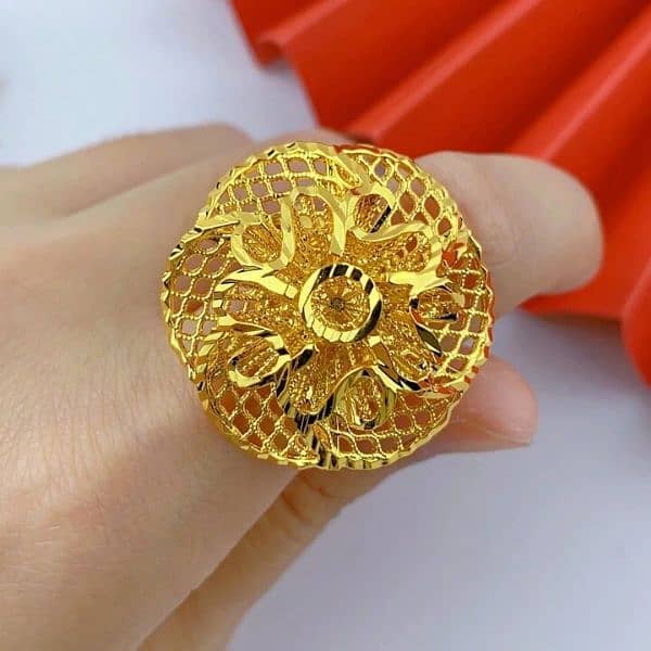 pure gold ring ladies gold new design rings 10