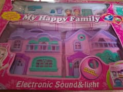 funny doll house play set for baby girl