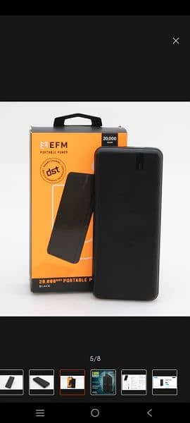 EFM Imported Australian power bank 10000Mah 1