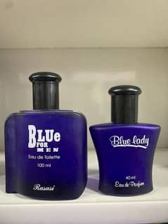 Blue for men perfume with Blue Lady Free