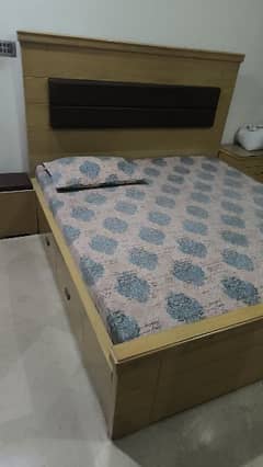 Used Bed | For Sale | Multan | Full bed | dressing table