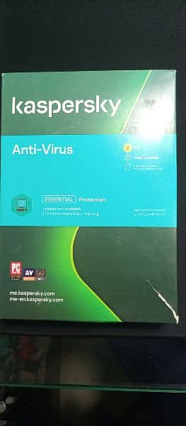 Kaspersky antivirus 2 user . . . . 4 user available also 0