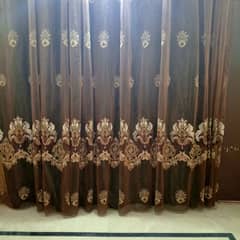 2 curtains double size