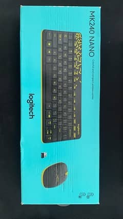 logitech keyboard and mouse Mk240 nano original