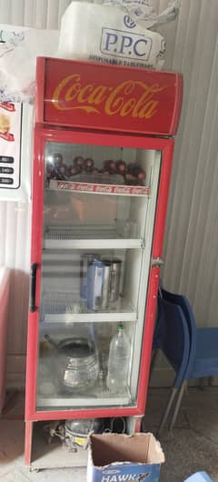 Biryani counter, wooden counter, chair and chiller