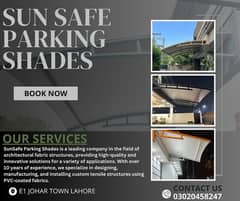 Pole parking shade  | Canopy Sheds | Tensile Car Parking Sheds