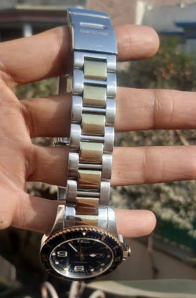 Longiness Swiss Two Tone watch 7