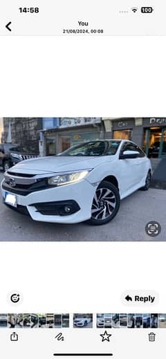 Honda Civic Oriel 2017 0