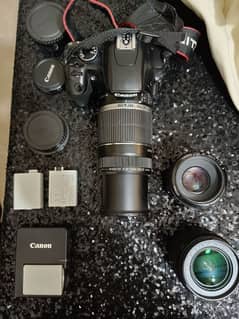 Gently used Canon Rebel Xsi DSLR with 2 additional lenses