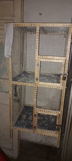 Double cage for sale urgent