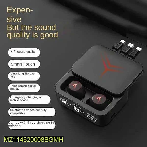 M88 plus earbuds with active noise cancelling 3