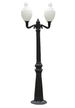 2x Garden Light Mashal 27" with Polypole 8.5 feet & 2-way fitting