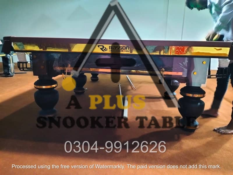 Snooker Table 6*12 / Billiard / Pool /A Plus Snoker(Company) 2