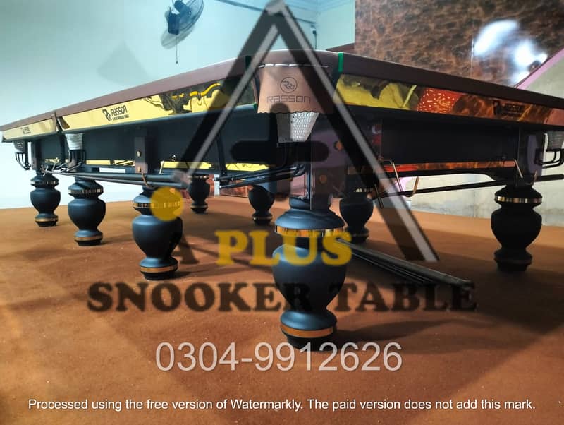 Snooker Table 6*12 / Billiard / Pool /A Plus Snoker(Company) 3