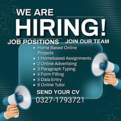 Home Based, Full time, Part time Job (Students / Males & Females)