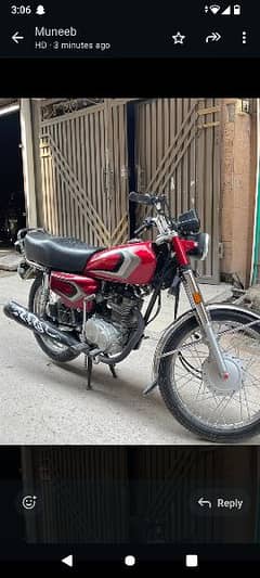 Honda 125 Model 24 Islamabad number new bike