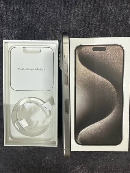 Iphone 15 Pro max 256GB PTA with Warranty 3