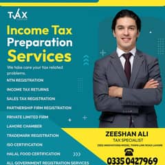 Tax Filer, FBR, Tax Consultant, Income Tax Return, Sales Tax, NTN