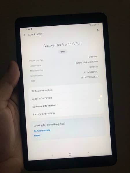 Samsung Tab A with S pen/ Sim support 2