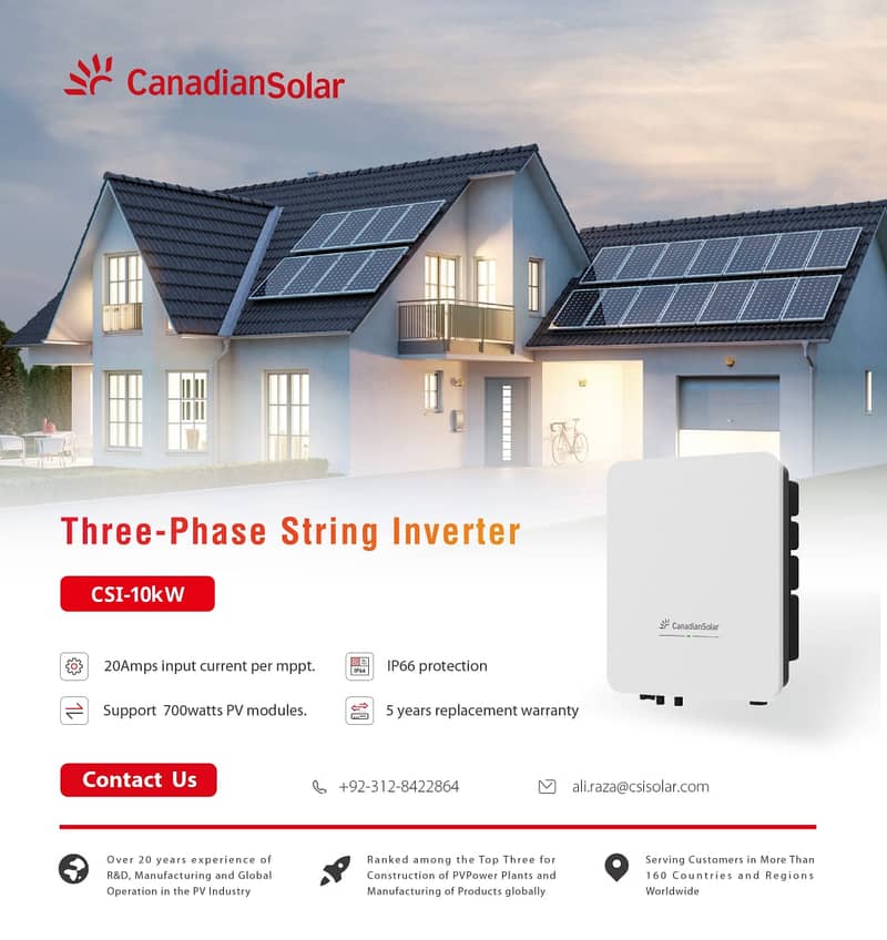 Canadian Solar Inverter  10kW /solar inverter/solar pannel 1