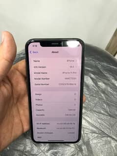 iphone 11 pro pta approved 256 gb all ok water pack 0