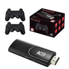 K8 Game Stick with Dual 2.4G Wireless Gamepad Support 4K HD Output