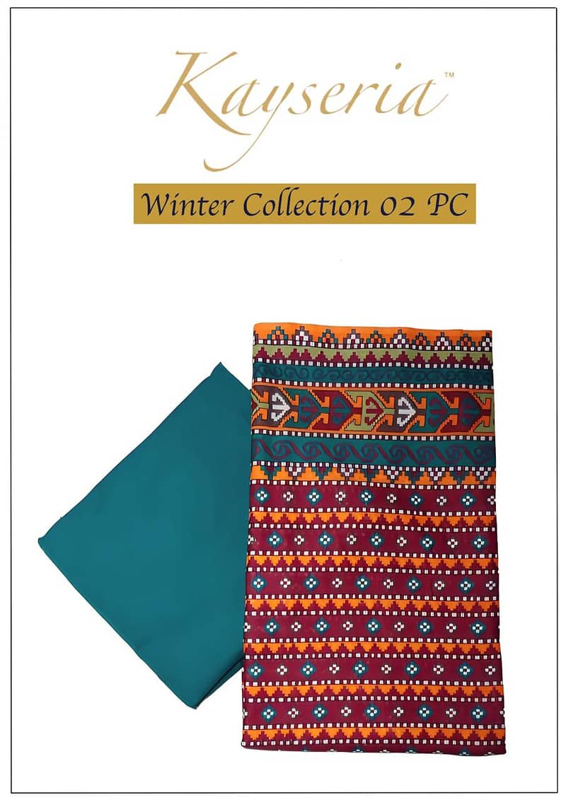 Kayseria Winter Collection for Women|Unstitched Khaddar Fabric 3